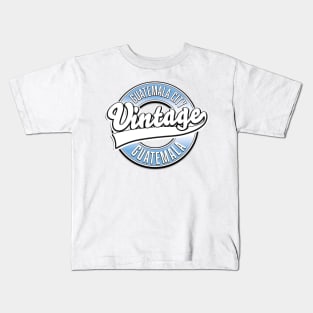 Guatemala City Guatemala vintage logo Kids T-Shirt